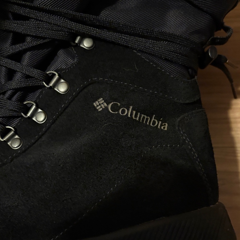 Columbia Black Women's Winter Boots with Fur Trim - Picture 2 of 7